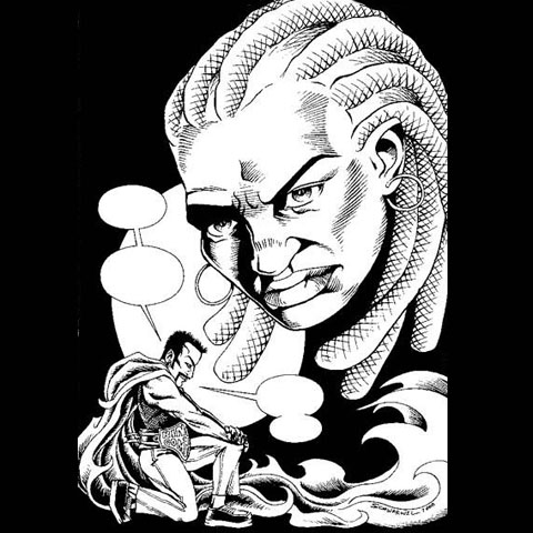 Original-Artwork "Count Bela - Extrem #6: Martha"