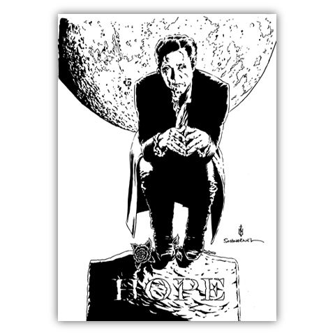 Original-Artwork "s+. walken"