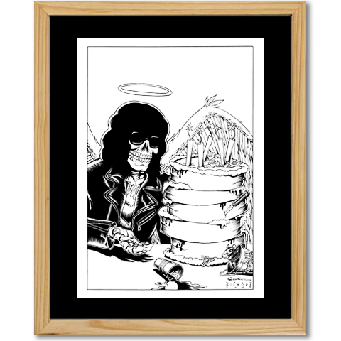 01 Original-Artwork "Joey Ramone - Happy Birthday"