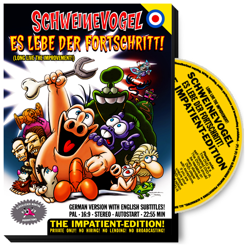 DVD "Schweinevogel - Es lebe der Fortschritt!" (English Vers.)