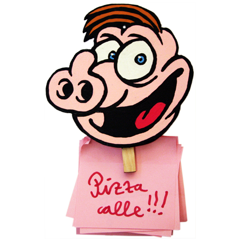 Notizklammer "Schweinevogel"