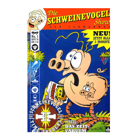 11 Comic "Die Schweinevogel Show" No. 1