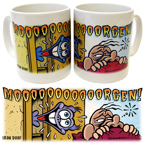 Sammeltasse 2 Iron Doof "Mooooooooooorgen!"