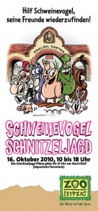 Schweinevogel Schnitzeljagd Zoo Leipzig