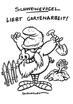 Schweinevogel-Original-Versteigerung zugunsten der Mukoviszidose Selbsthilfe