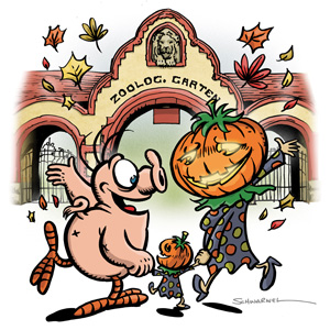 Ferienspaß im Zoo Leipzig mit Schweinevogel Sa 20.10.